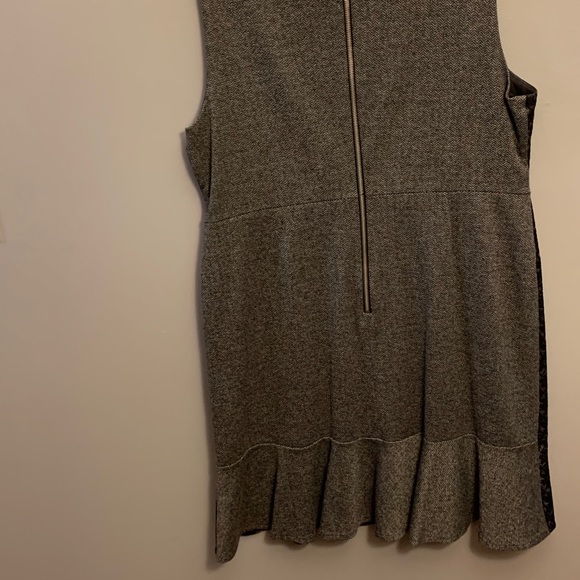 Grey with black lace dress, 16 - Picture 2 of 4